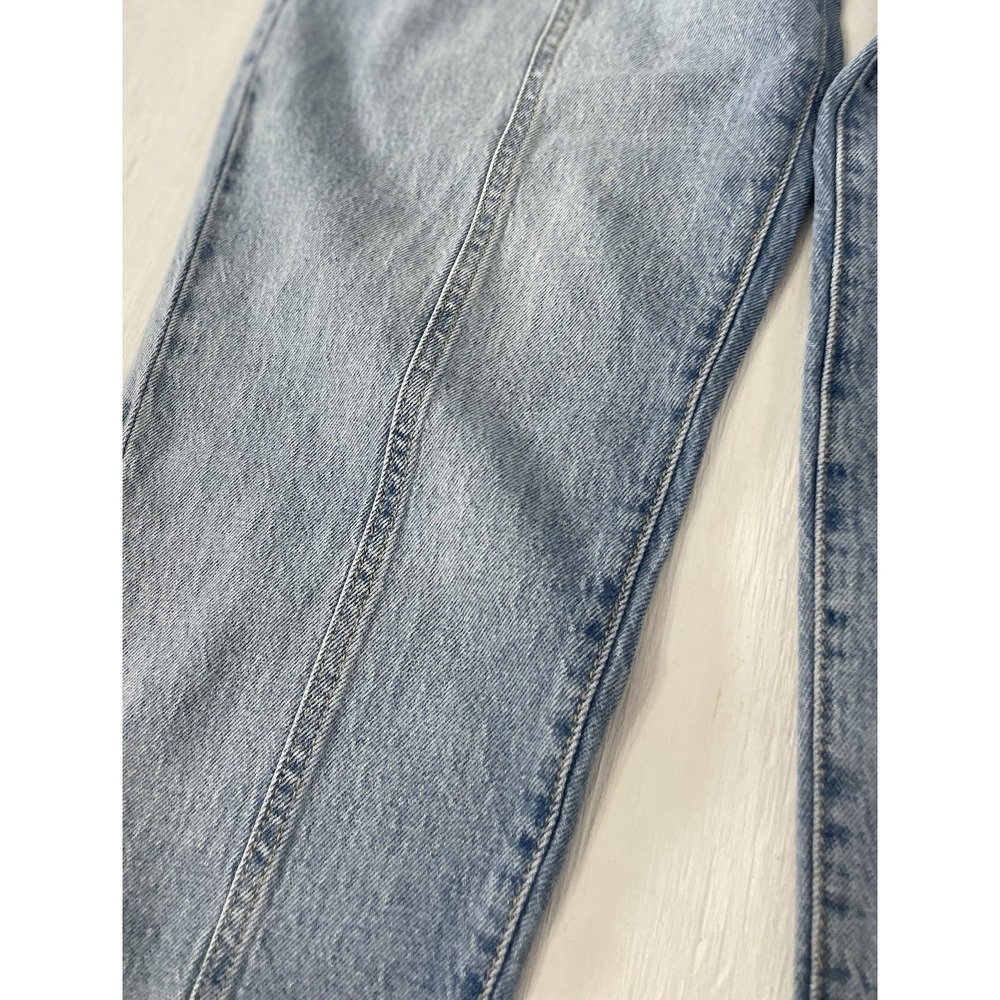 a new day barrel jeans blue denim cropped Women's Size 6 28R Soft Stretch FP - Picture 5 of 16